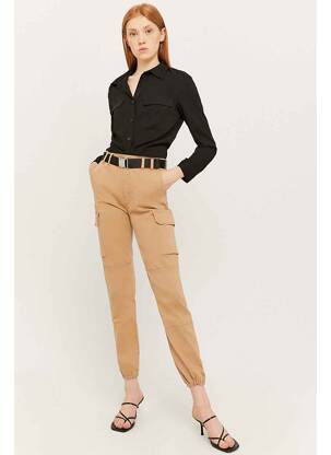 Pantalon cargo bej TALLY WEIJL femeie