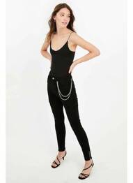 Pantalon cargo negru TALLY WEIJL femme