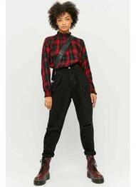 Blugi boyfriend negru TALLY WEIJL femme