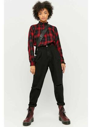 Blugi boyfriend negru TALLY WEIJL femeie