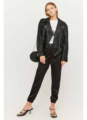 Pantalon slim negru TALLY WEIJL femeie