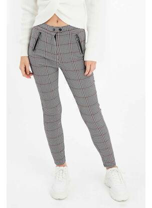 Pantalon slim negru TALLY WEIJL femeie