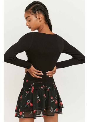 Tricou negru TALLY WEIJL femeie