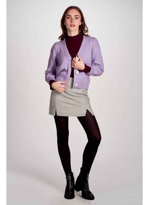 Fustă scurtă gri TALLY WEIJL femeie