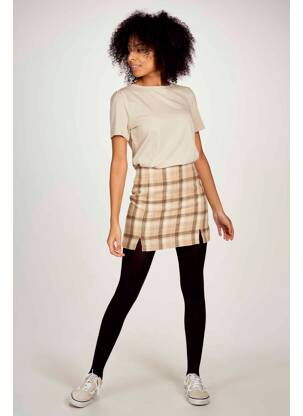 Fustă scurtă bej TALLY WEIJL femeie