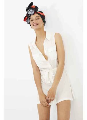 Tunică fără mâneci alb TALLY WEIJL femeie