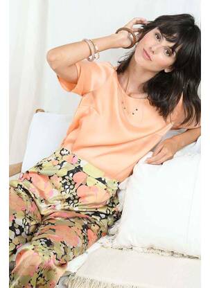 Top portocaliu MOLLY BRACKEN femeie