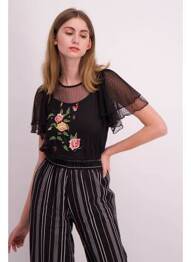 Top negru VERO MODA femeie