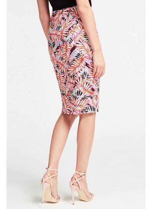 Fustă midi violet GUESS femeie