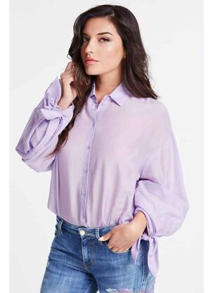 Cămașă violet GUESS femeie