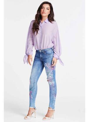 Cămașă violet GUESS femeie