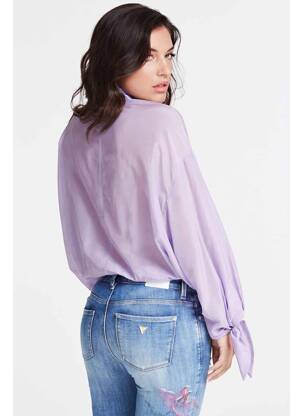 Cămașă violet GUESS femeie