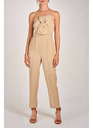 Salopetă-pantalon bej GUESS femeie