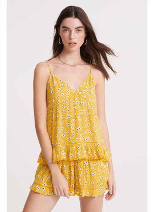 Top galben SUPERDRY femeie