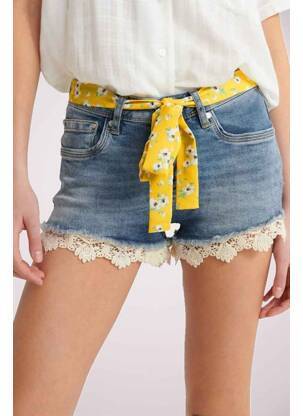 Șort albastru SUPERDRY femeie