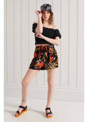 Șort negru SUPERDRY femeie