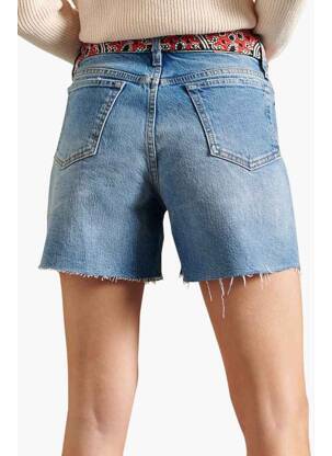 Șort albastru SUPERDRY femeie