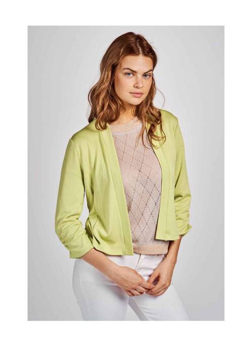 Vestă cu mâneci lungi verde MORE & MORE femeie