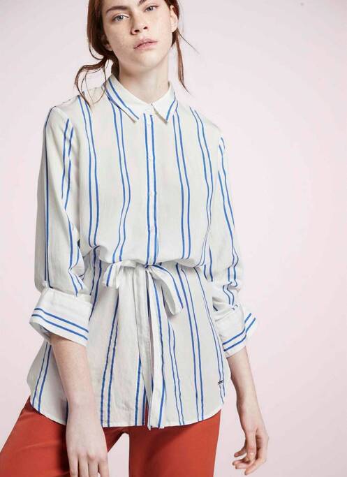 Tunică mâneci lungi alb TOM TAILOR femeie