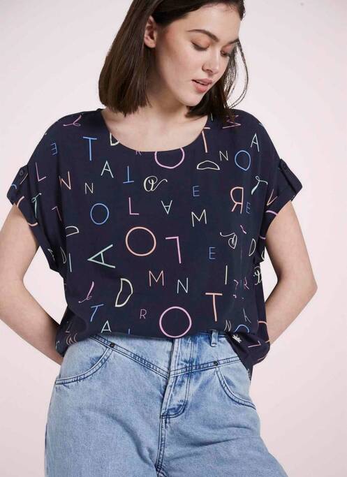 Tricou albastru TOM TAILOR femeie