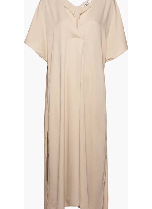 Rochie lungă bej NA-KD femeie