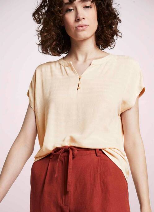 Tricou bej TOM TAILOR femeie