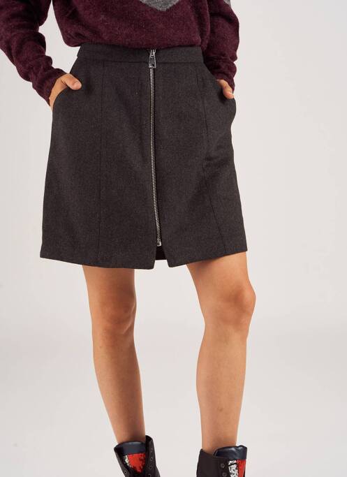 Fustă scurtă gri VERO MODA femeie