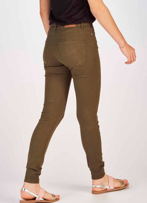Blugi cu croială slim verde VERO MODA femeie