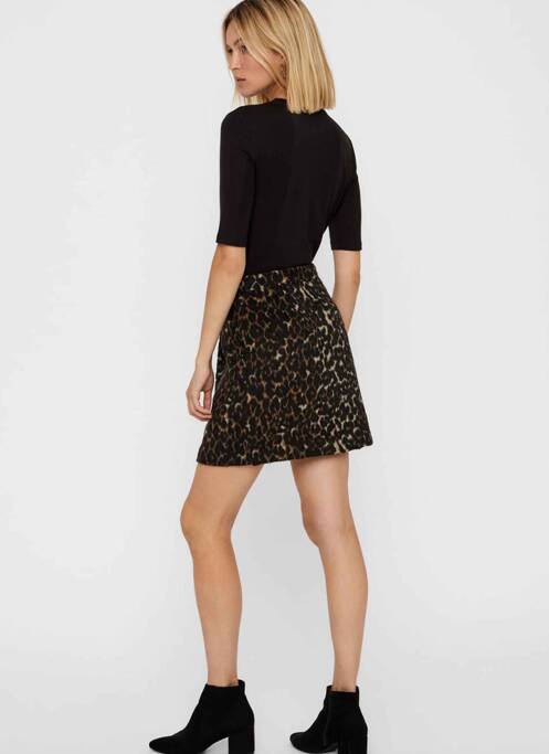 Fustă scurtă maro VERO MODA femeie