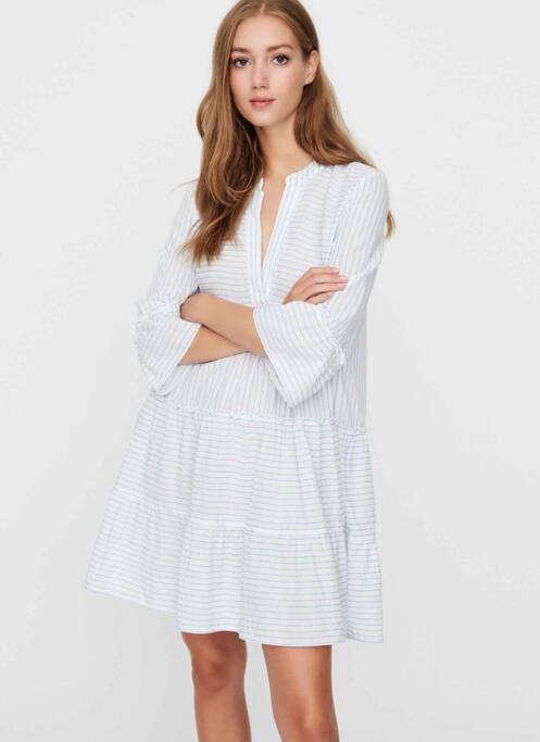 Rochie scurtă alb VERO MODA femeie