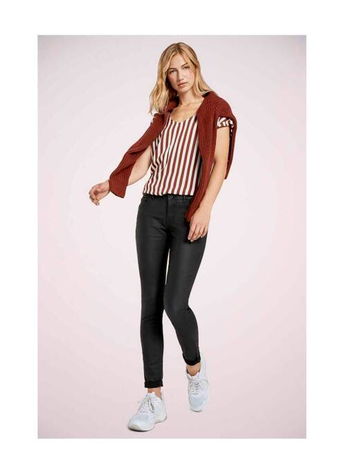 Pantalon slim negru TOM TAILOR femme