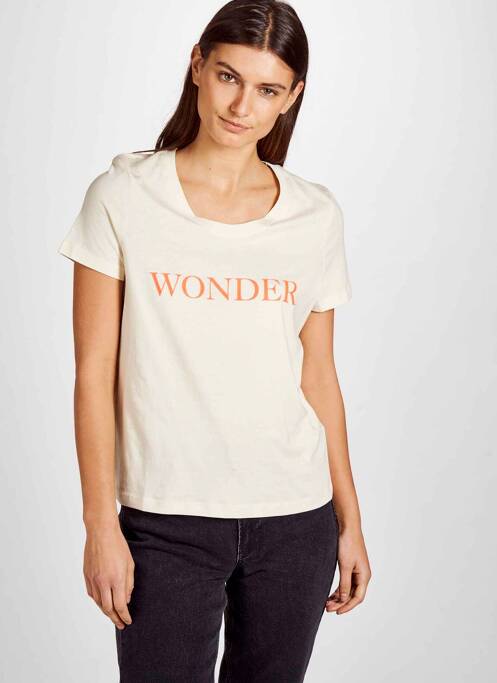 Tricou bej VERO MODA femeie