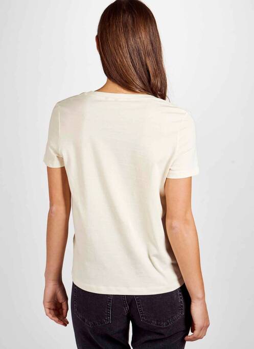 Tricou bej VERO MODA femeie