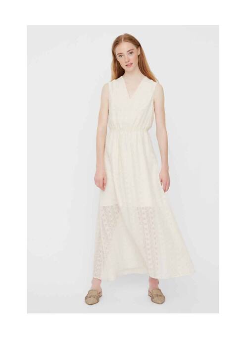 Rochie lungă bej VERO MODA femeie