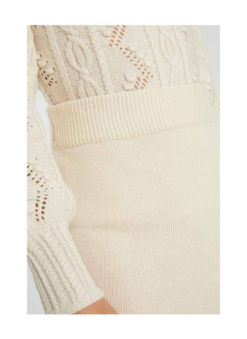 Fustă midi bej VERO MODA femeie