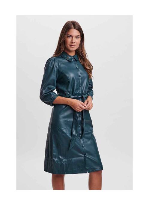 Rochie midi verde VERO MODA femeie