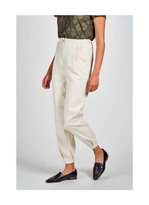 Pantalon chino bej VERO MODA femeie