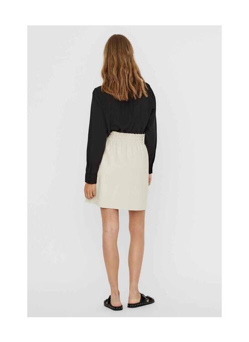 Fustă scurtă bej VERO MODA femeie
