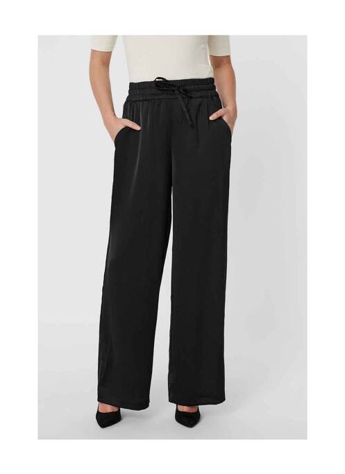 Pantalon larg negru VERO MODA femeie