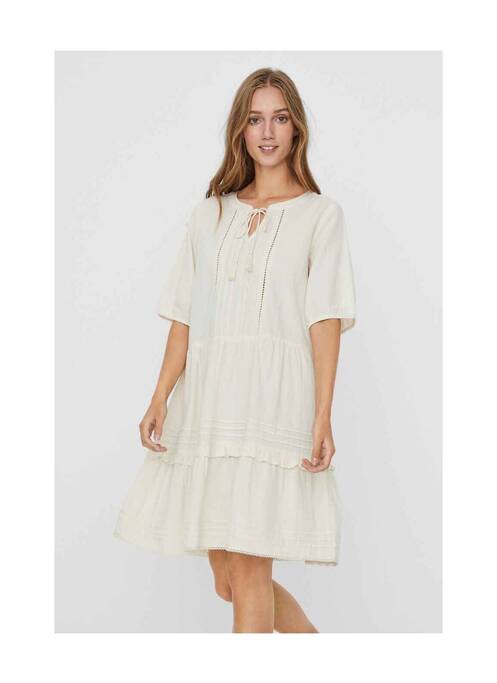 Rochie scurtă bej VERO MODA femeie