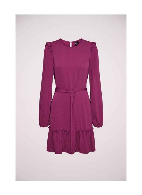 Rochie midi roz VERO MODA femeie