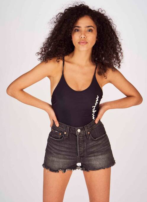 Costum de baie dintr-o singură piesă negru CHAMPION femeie