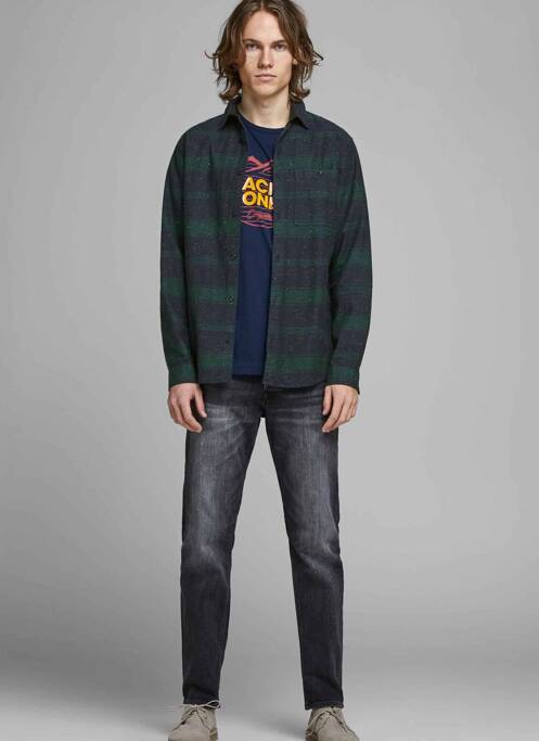 Cămașă cu mâneci lungi verde JACK & JONES bărbat