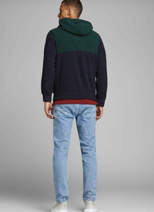 Hanorac cu glugă verde JACK & JONES bărbat