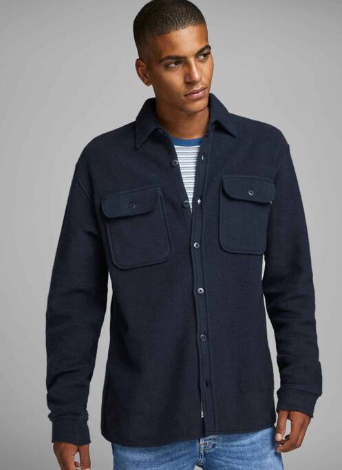 Cămașă cu mâneci lungi albastru JACK & JONES bărbat