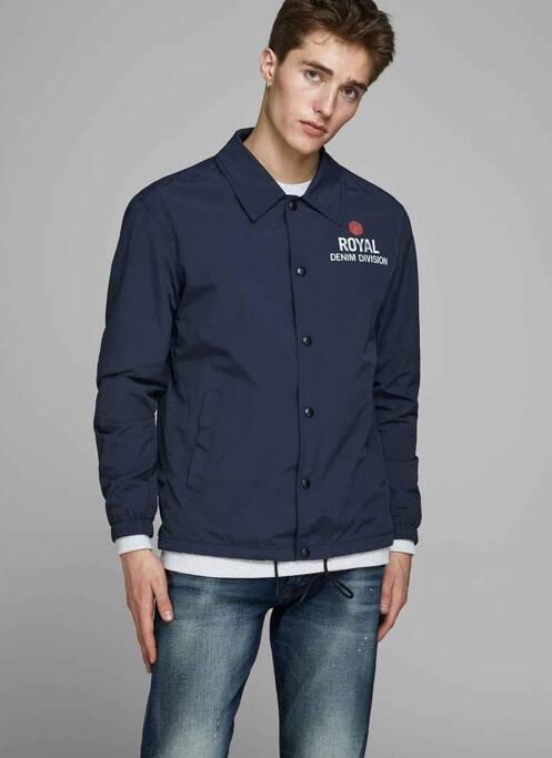 Jachetă vânt albastru JACK & JONES bărbat