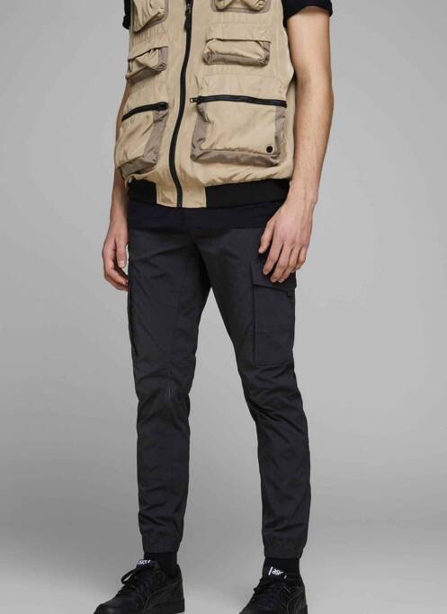 Pantalon cargo negru JACK & JONES bărbat