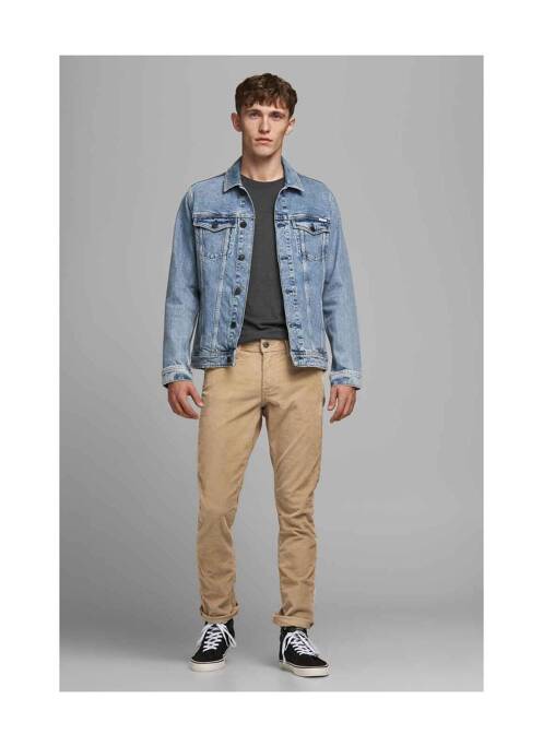 Pantalon slim bej JACK & JONES bărbat