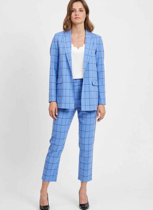 Pantalon 7/8 albastru VILA femeie