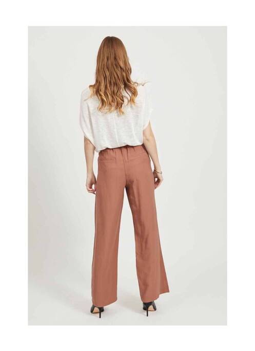 Pantalon chino maro VILA femeie